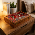 10 Watch Wooden Box with Acrylic