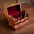 Fully Carved Wooden Jewellery Box with