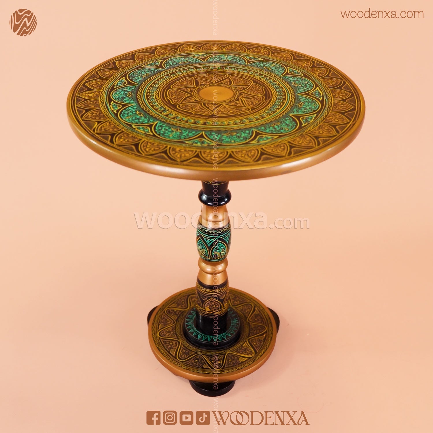 Handcrafted Naqshi & Lacquer Art Coffee