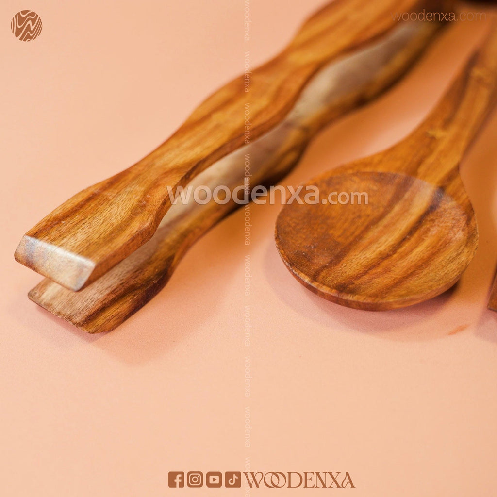 Wooden Kitchen Utensils Cooking Set