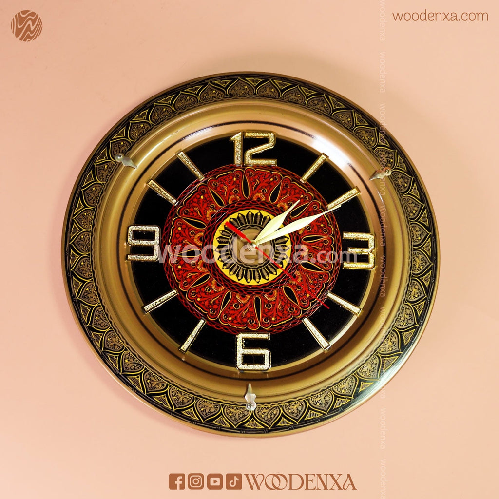Naqshi Art Wooden Wall Clock