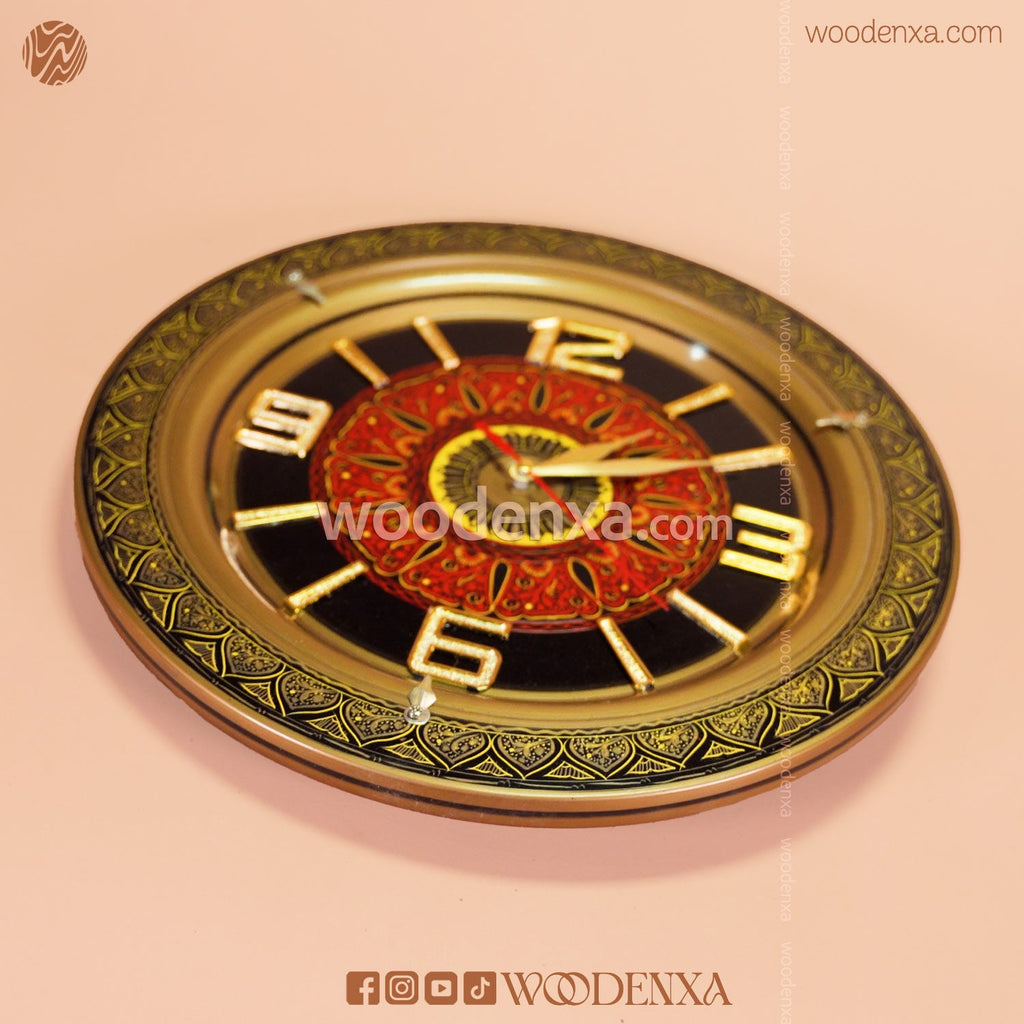 Naqshi Art Wooden Wall Clock