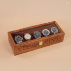 5 Watch Wooden Box with Acrylic