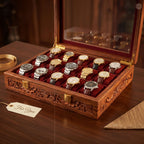 Premium 15 Slot Wooden Watch Box