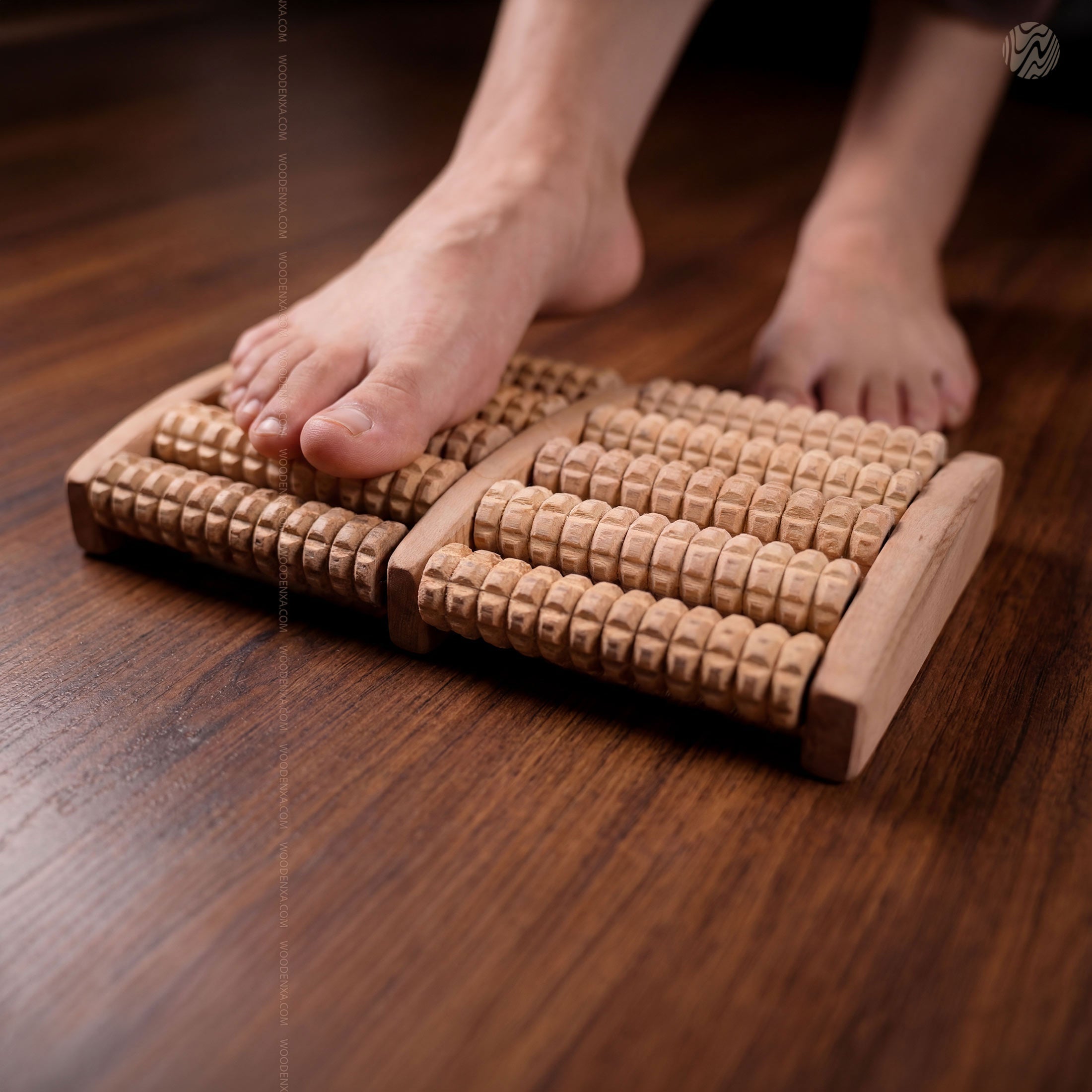 Premium Wooden Foot Massager Roller