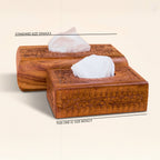 Small Size Handcrafted Fully Carved Wooden