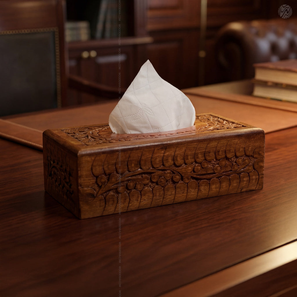 Small Size Handcrafted Fully Carved Wooden