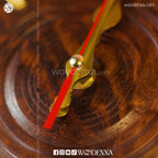 Wooden Wall Clock 18 Inch Carving