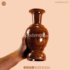Wooden Guldan with Brass Work Set