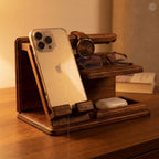 Wooden Multi-Functional Desk Organizer