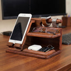 Wooden Multi-Functional Desk Organizer