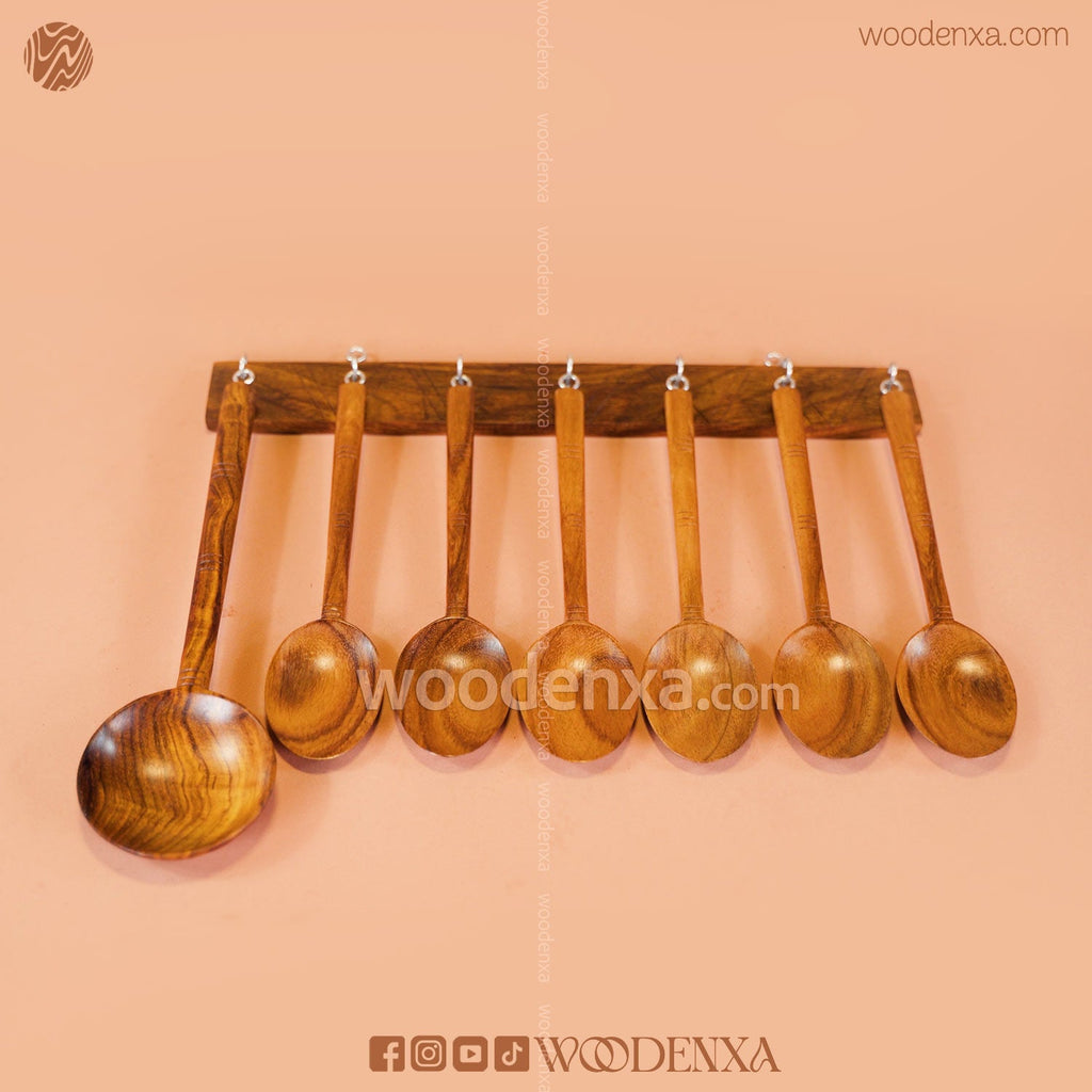 Wooden Soup Spoon Set