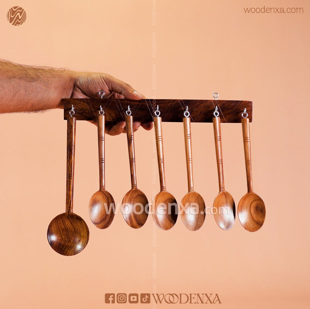 Wooden Soup Spoon Set