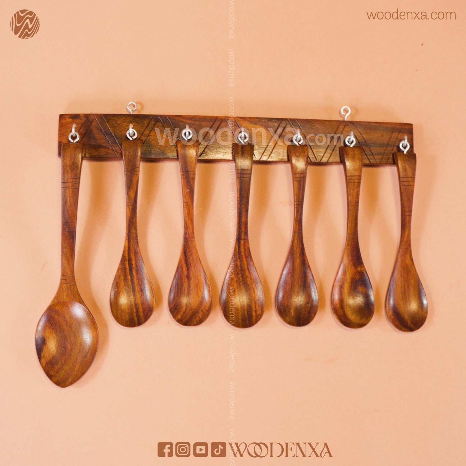 Wooden Spoon Set of 7