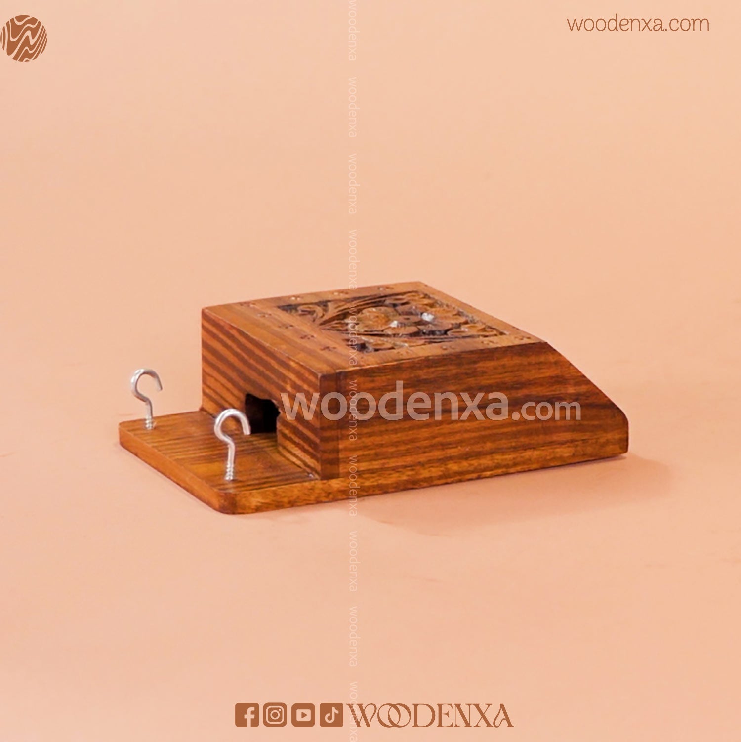 Wooden Wall Mobile Stand