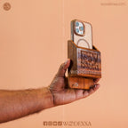 Wooden Wall Mobile Stand