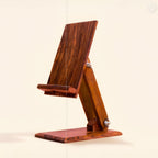 Wooden Adjustable Mobile Stand