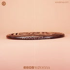 Handcrafted MashAllah in elegant wooden calligraphy
