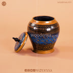 Handmade Wooden Candy Jar 5"