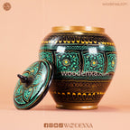 Handmade Wooden Candy Jar 6"