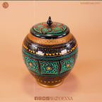 Handmade Wooden Candy Jar 6"