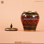 Wooden Candy Jar 5 Inch