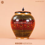 Handmade Wooden Candy Jar 6"