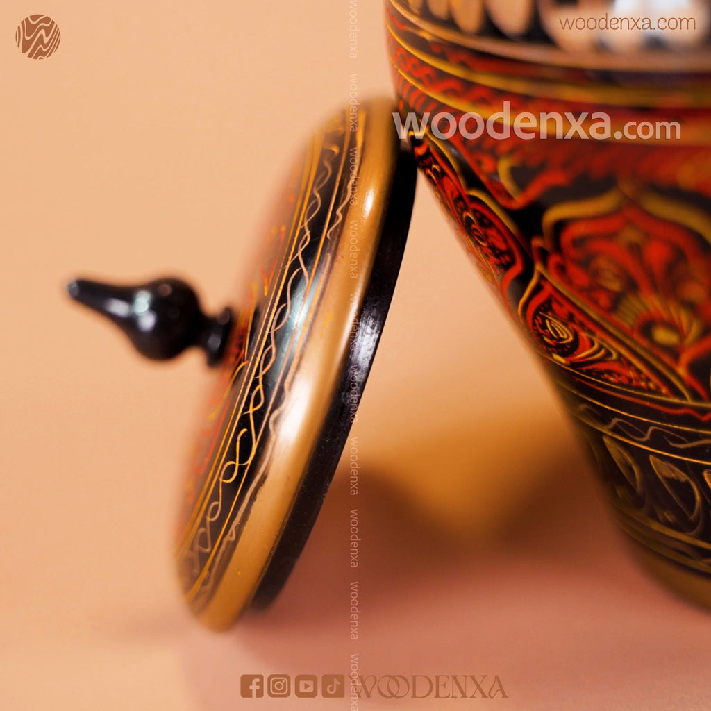 Wooden Candy Jar 5 Inch