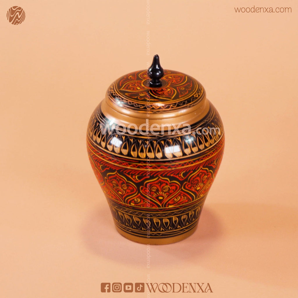 Wooden Candy Jar 5 Inch