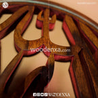 Handmade Wooden Kalma Calligraphy Plate