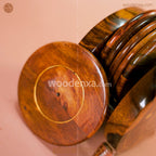 Handmade Wooden Tea Mates Set Stand