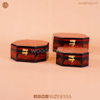 MDF Wooden Jewellery Box Set of