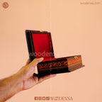 MDF Wooden Jewellery Box with Red