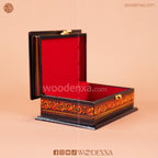 MDF Wooden Jewellery Box with Red