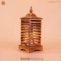 Premium Square Wooden Table Lamp