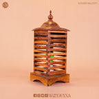 Premium Square Wooden Table Lamp