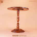 Round Wooden Coffee Table 18 Inch