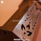 Rounded Wooden Table Lamp
