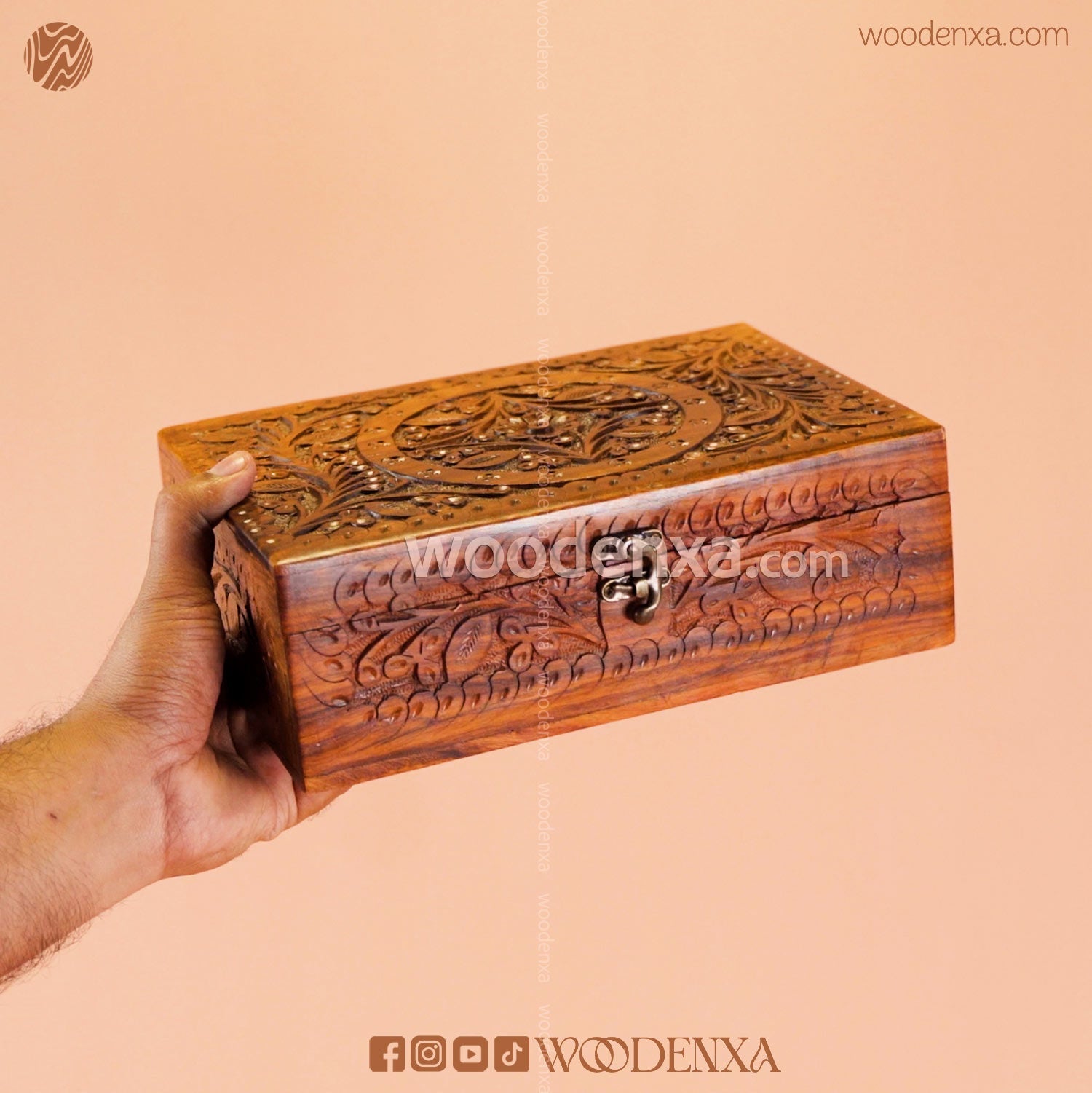 Sheesham Wood Jewellery Box