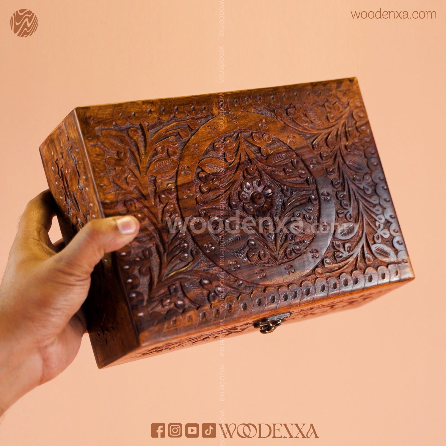 Sheesham Wood Jewellery Box