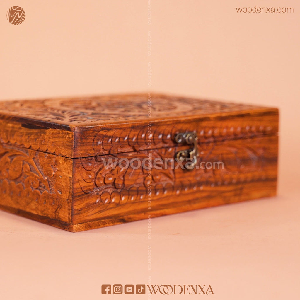 Sheesham Wood Jewellery Box