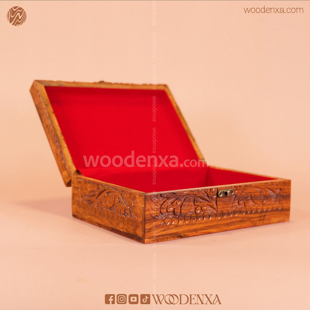 Sheesham Wood Jewellery Box