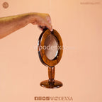 Sheesham Wood Portable Makeup Mirror with