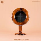 Sheesham Wood Portable Makeup Mirror with