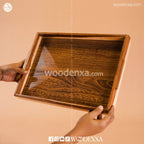 Sheesham Wooden Tray Set of 4