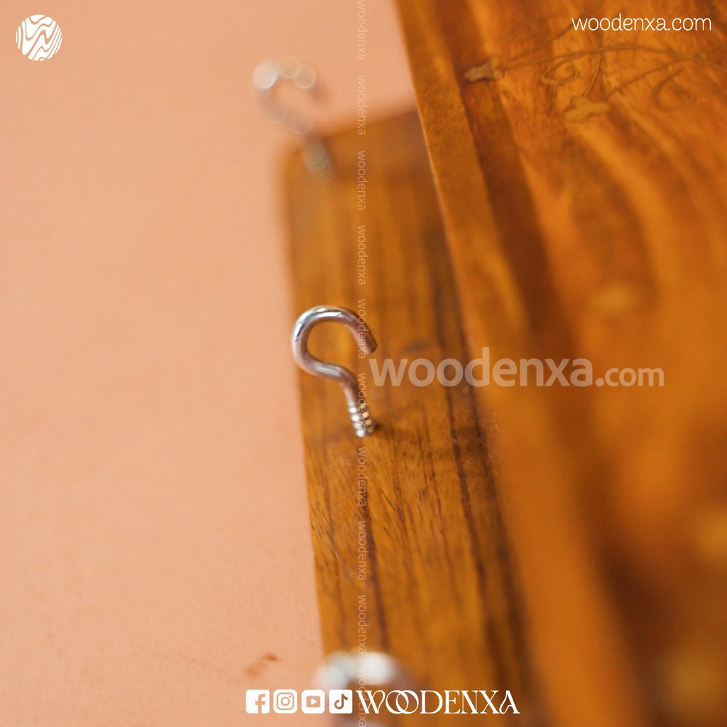 Wall Mounted Wooden Dual Mobile &