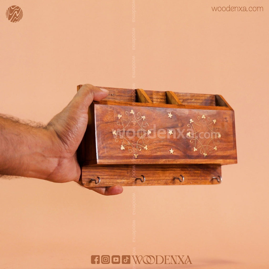 Wall Mounted Wooden Dual Mobile &