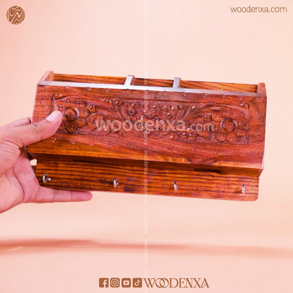 Wall Mounted Wooden Dual Mobile &
