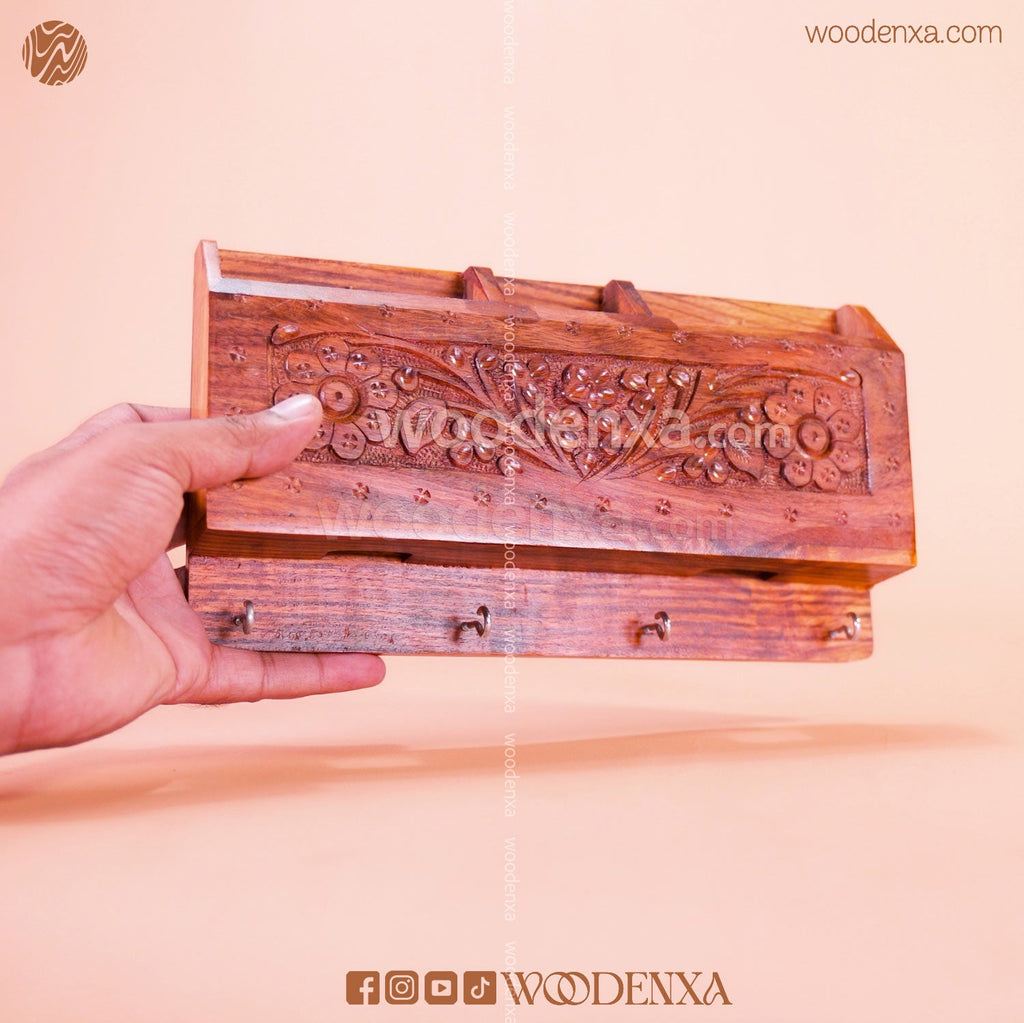 Wall Mounted Wooden Dual Mobile &
