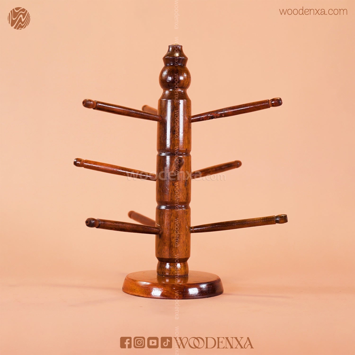 Wooden Bangle Stand